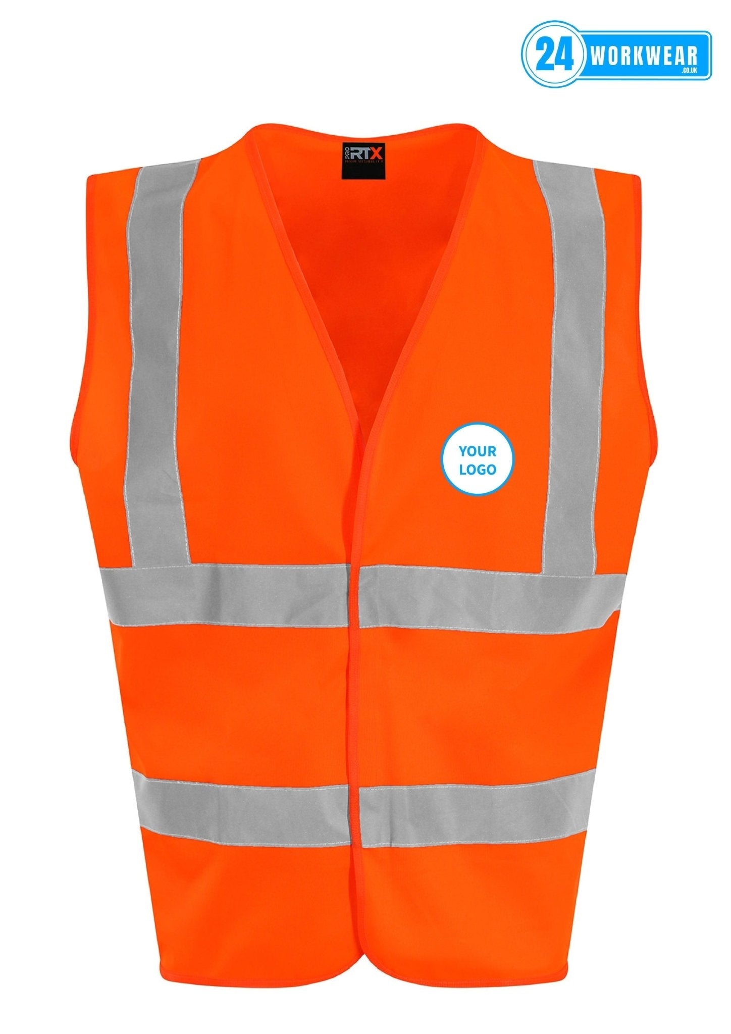 100 x High Visibility Waistcoat Deal - 24 Workwear - High Visibility