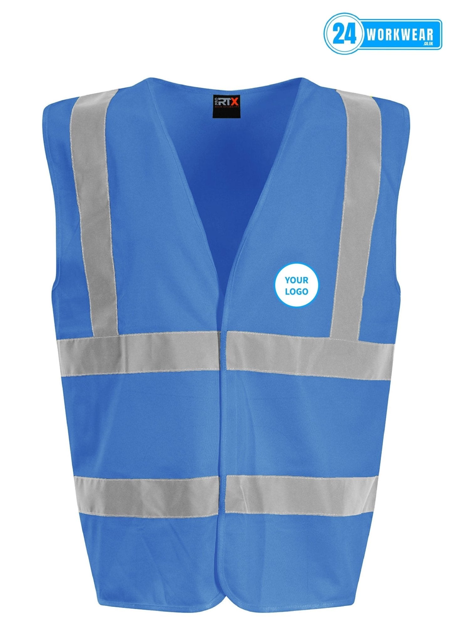 100 x High Visibility Waistcoat Deal - 24 Workwear - High Visibility