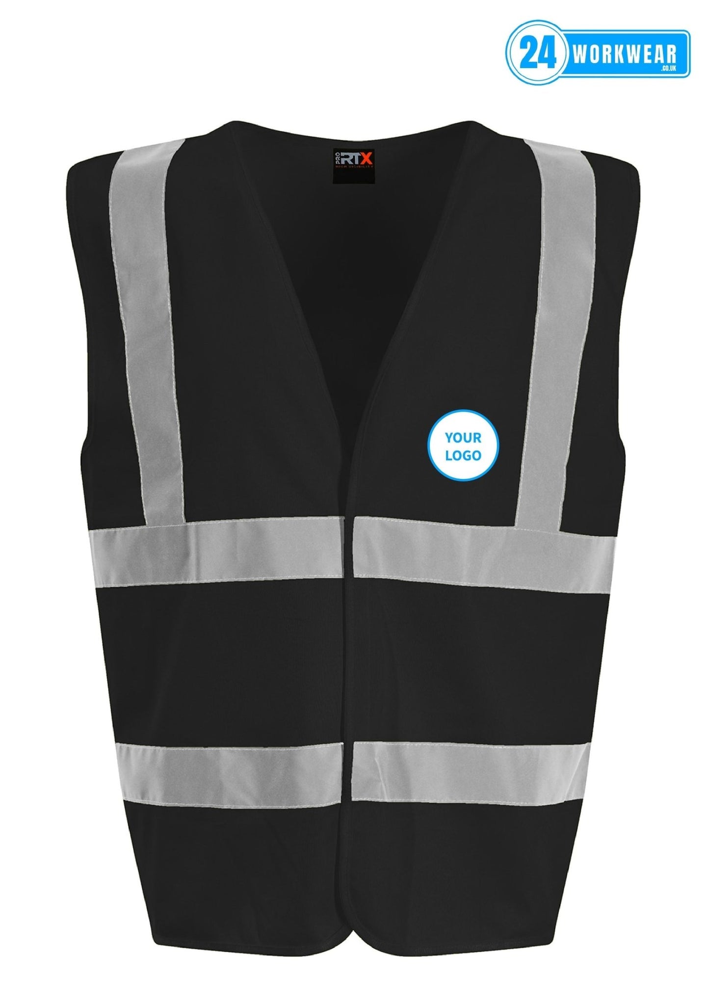 100 x High Visibility Waistcoat Deal - 24 Workwear - High Visibility