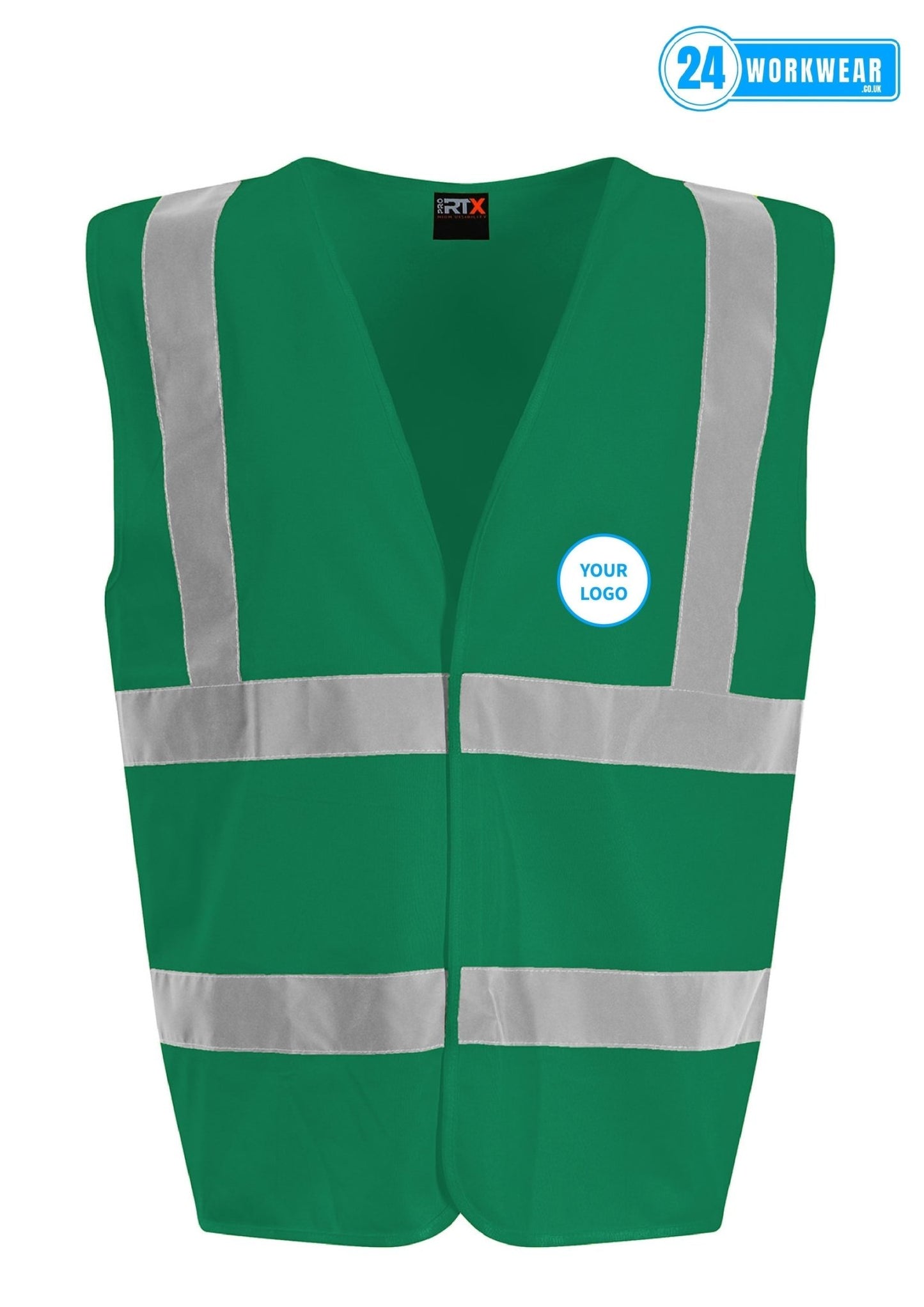 100 x High Visibility Waistcoat Deal - 24 Workwear - High Visibility