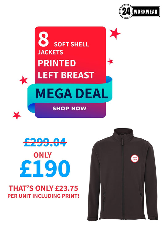 8 x Softshell Jacket Deal - 24 Workwear - Jacket