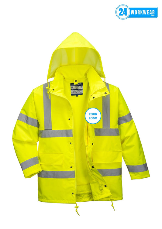 Portwest Hi-Vis 4-in-1 Traffic Jacket - 24 Workwear - Jacket