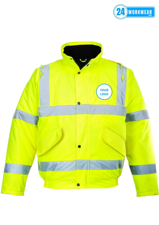 Portwest Hi-Vis Bomber Jacket - 24 Workwear - Jacket