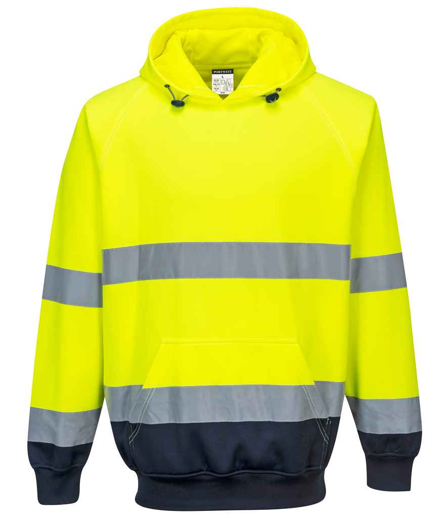 Portwest Hi-Vis Two Tone Hooded Sweatshirt - 24 Workwear - Hood