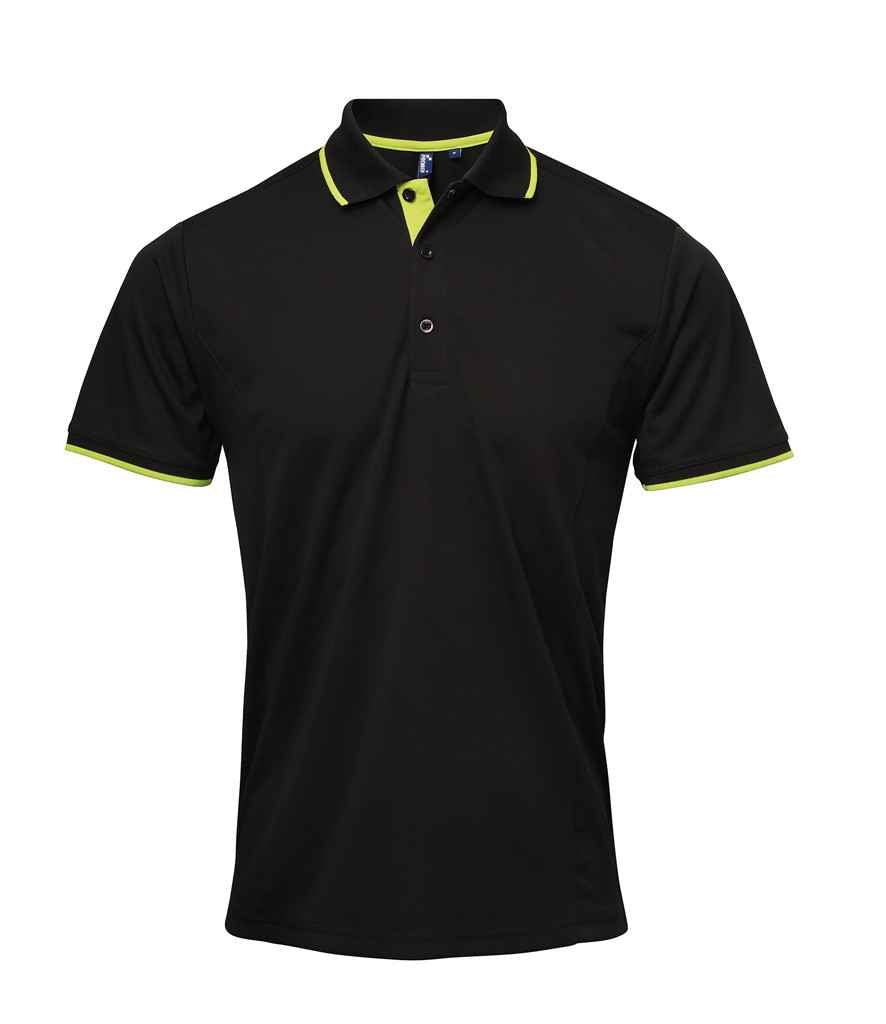 Premier Contrast Coolchecker® Piqué Polo Shirt - 24 Workwear - Polo