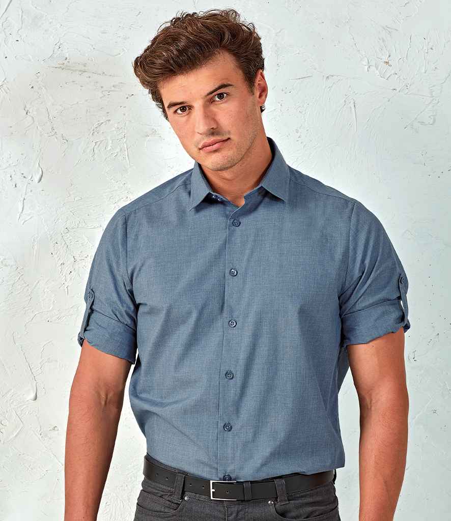 Premier Cross-Dye Roll Sleeve Shirt - 24 Workwear - Shirt