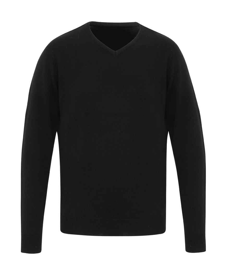 Premier Essential Acrylic V Neck Sweater - 24 Workwear - Jumper