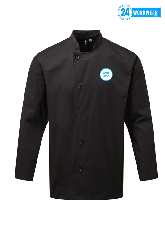 Premier Essential Long Sleeve Chef's Jacket - 24 Workwear - Tunic