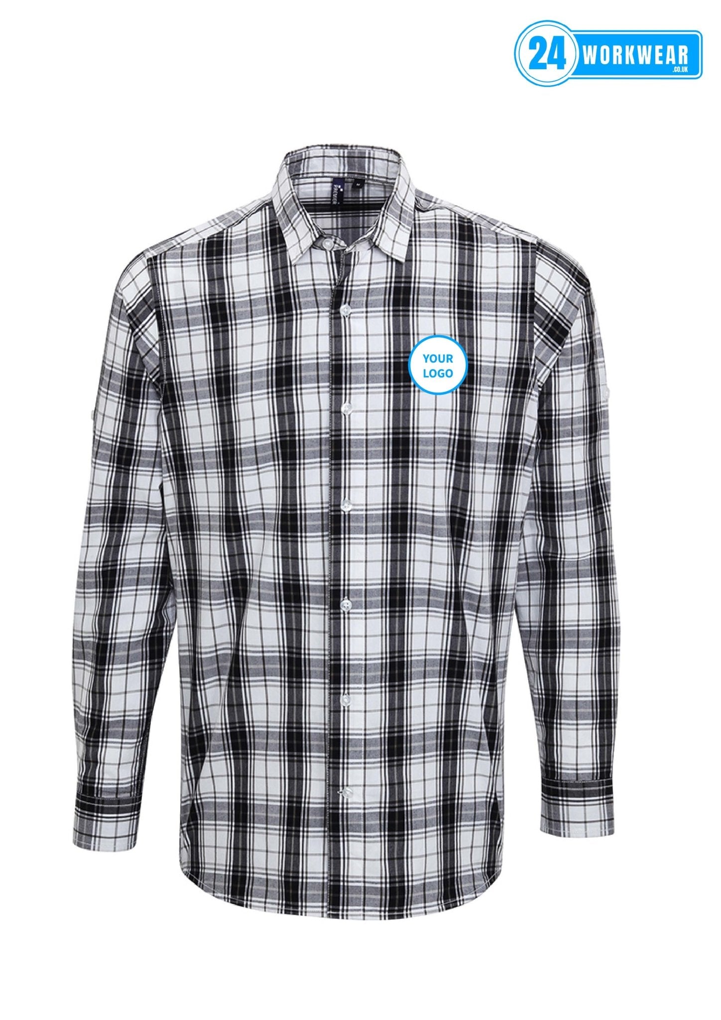 Premier Ginmill Check Long Sleeve Shirt - 24 Workwear - Shirt