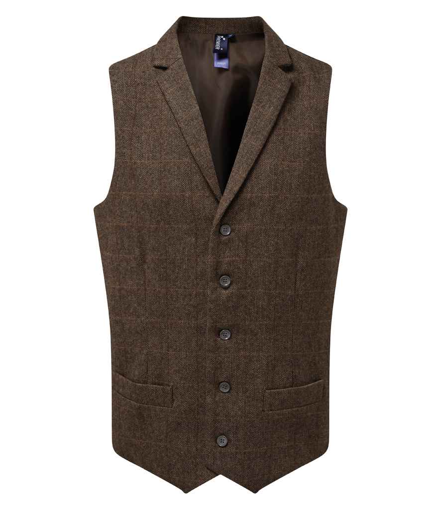 Premier Herringbone Waistcoat - 24 Workwear - Waistcoat