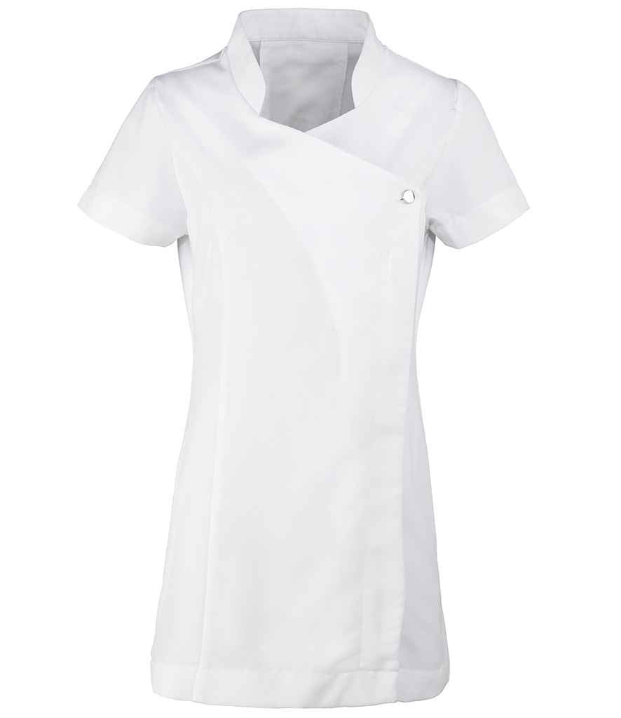 Premier Ladies Blossom Short Sleeve Tunic - 24 Workwear - Tunic