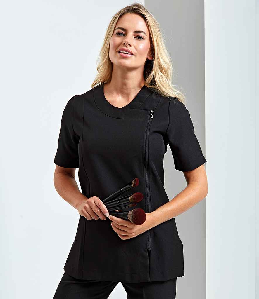 Premier Ladies Camellia Short Sleeve Tunic - 24 Workwear - Tunic