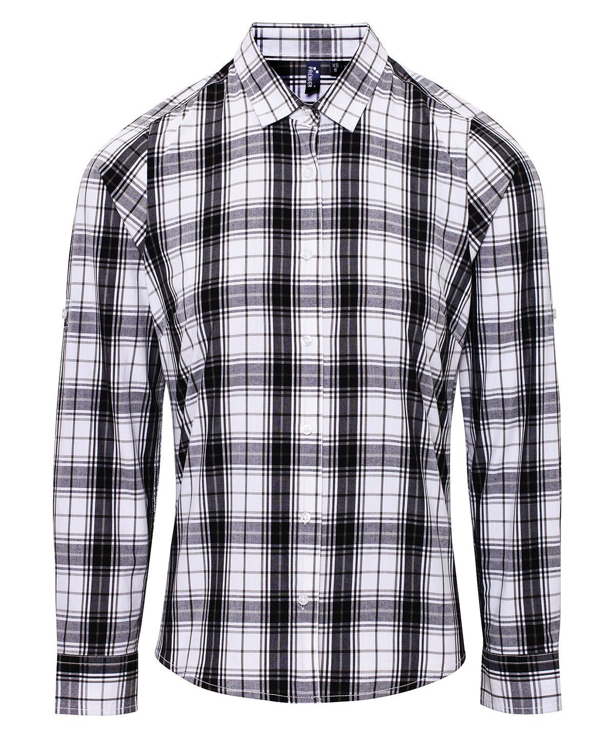 Premier Ladies Ginmill Check Long Sleeve Shirt - 24 Workwear - Shirt