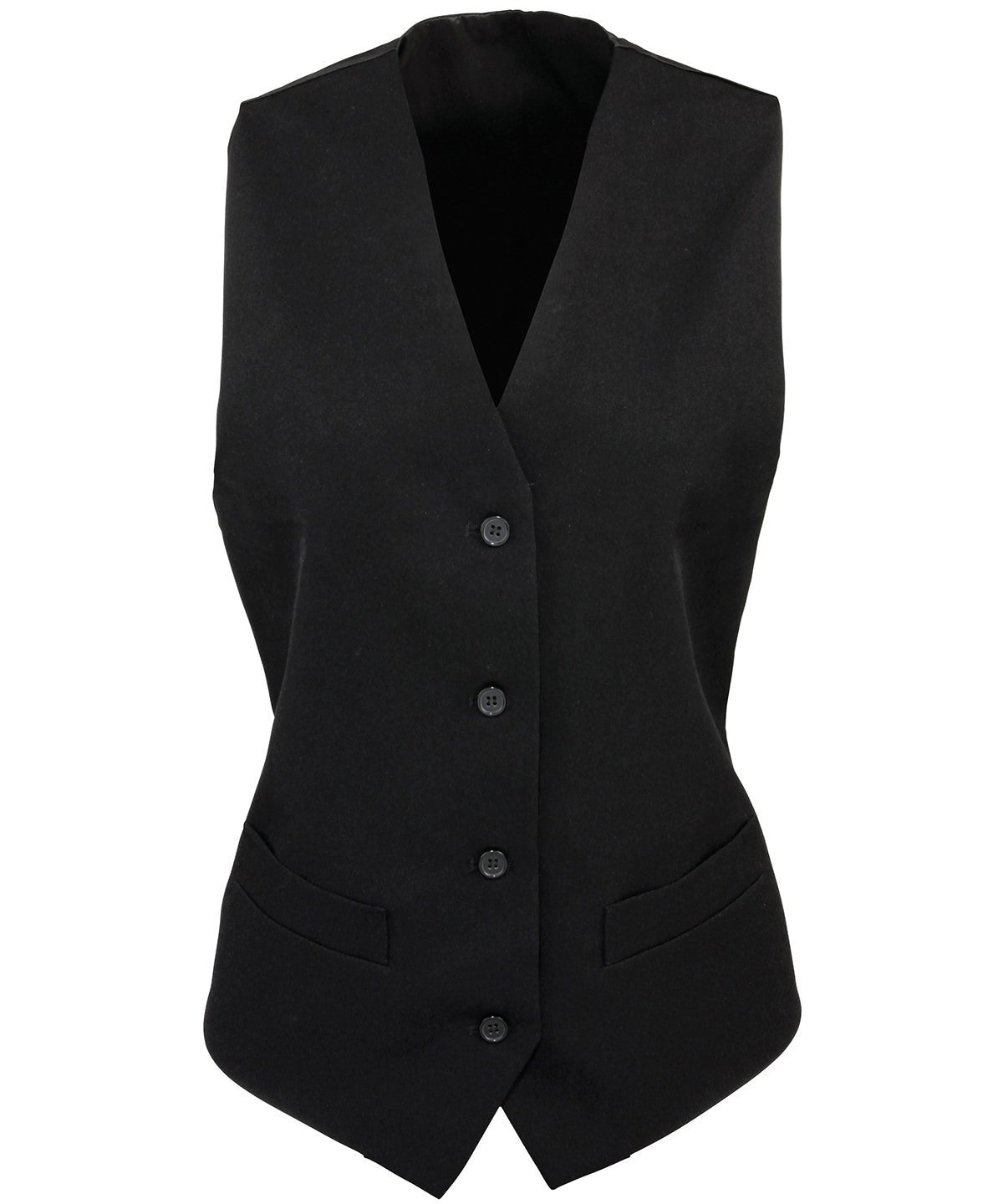 Premier Ladies Lined Waistcoat - 24 Workwear - Waistcoat