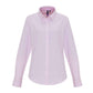 Premier Ladies Long Sleeve Striped Oxford Shirt - 24 Workwear - Shirt