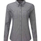 Premier Ladies Organic Fairtrade Long Sleeve Chambray Shirt - 24 Workwear - Shirt