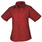 Premier Ladies Short Sleeve Poplin Blouse - 24 Workwear - Blouse