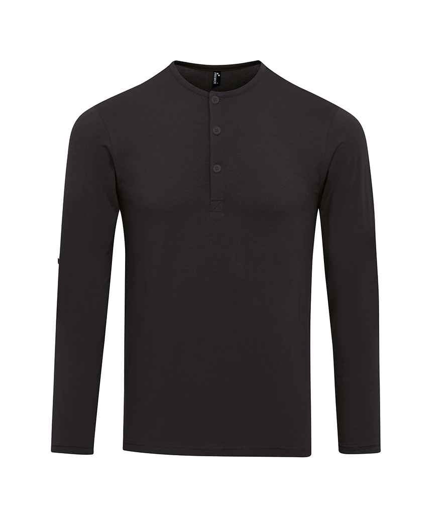 Premier Long John Roll Sleeve T-Shirt - 24 Workwear - T-Shirt