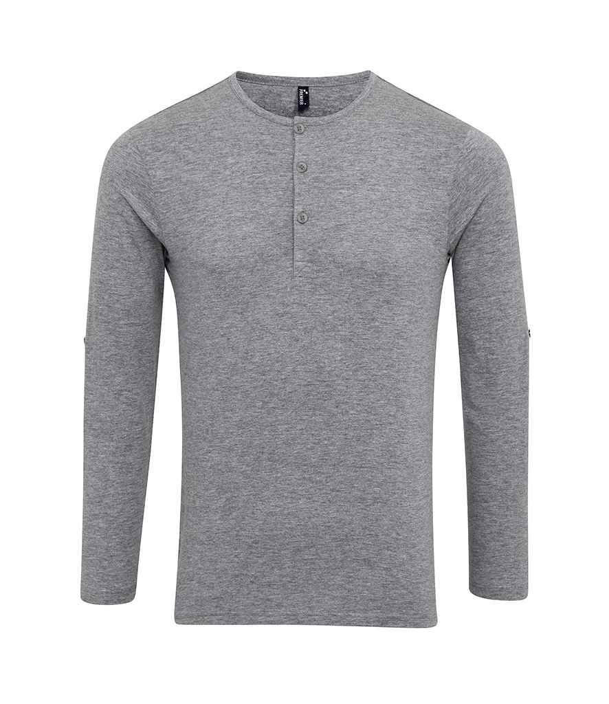 Premier Long John Roll Sleeve T-Shirt - 24 Workwear - T-Shirt