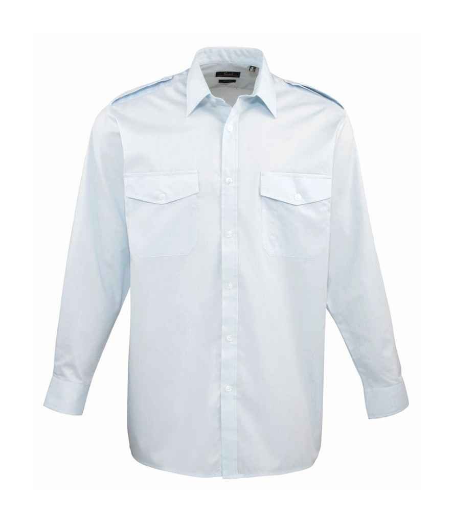 Premier Long Sleeve Pilot Shirt - 24 Workwear - Shirt