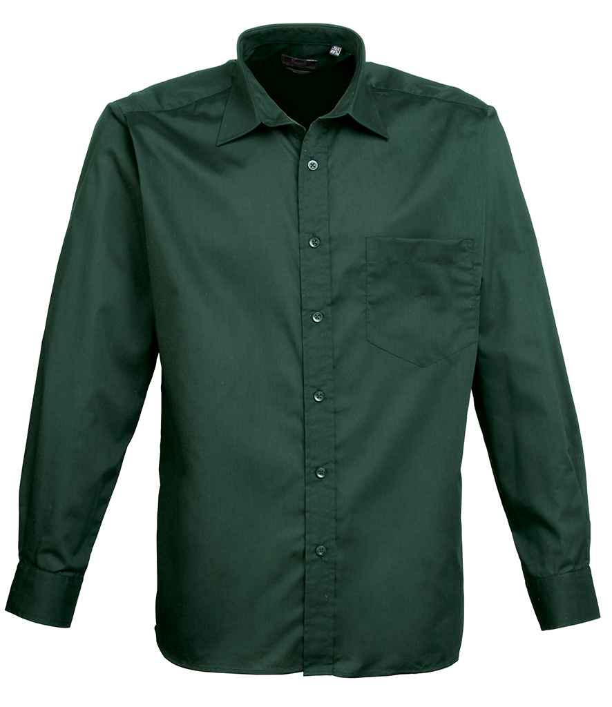 Premier Long Sleeve Poplin Shirt - 24 Workwear - Shirt