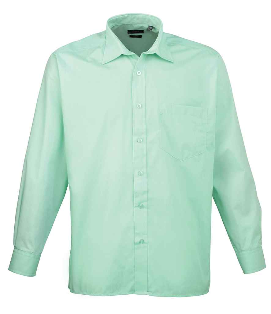 Premier Long Sleeve Poplin Shirt - 24 Workwear - Shirt