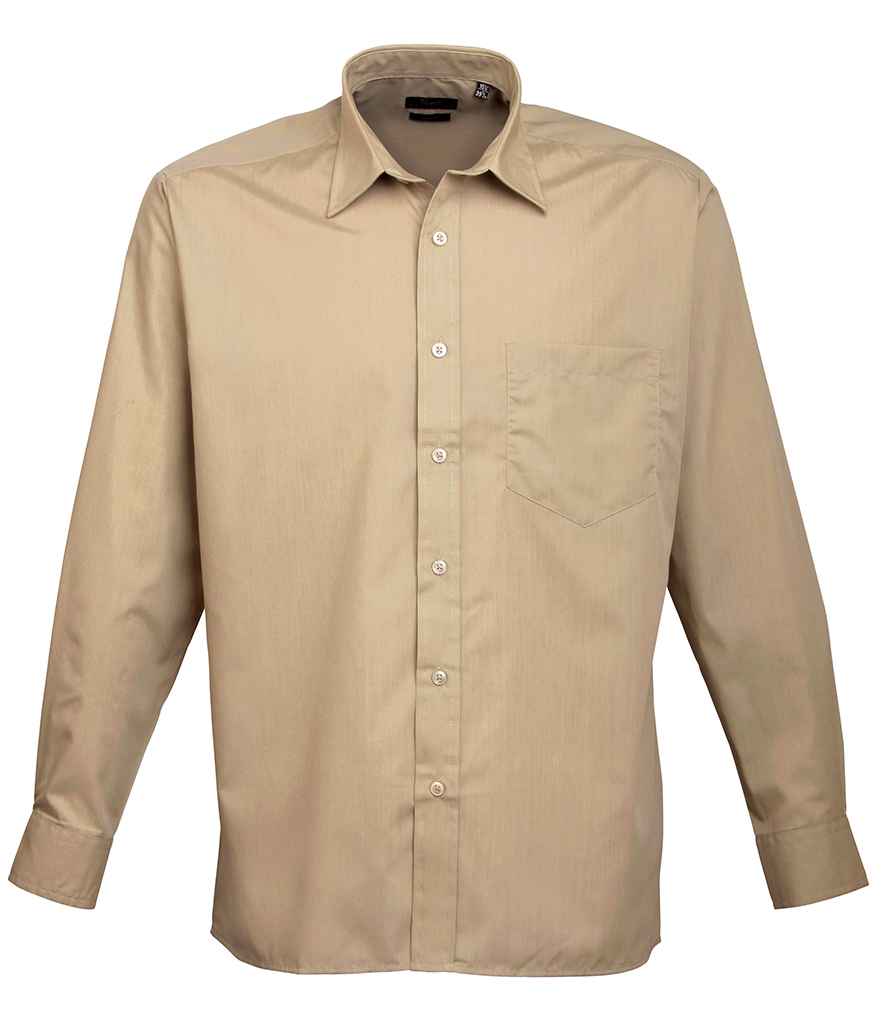 Premier Long Sleeve Poplin Shirt - 24 Workwear - Shirt