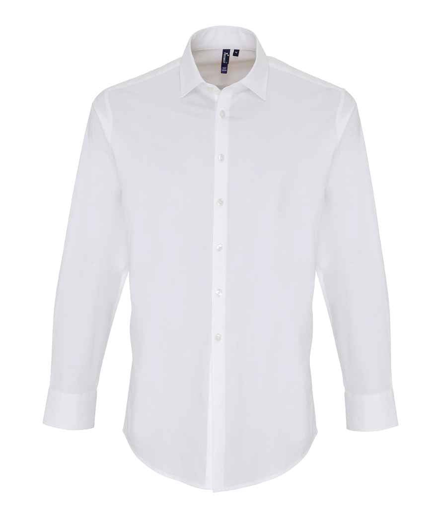 Premier Long Sleeve Stretch Fit Poplin Shirt - 24 Workwear - Shirt