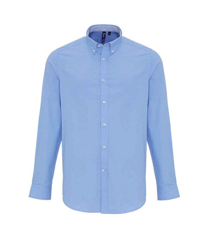 Premier Long Sleeve Striped Oxford Shirt - 24 Workwear - Shirt