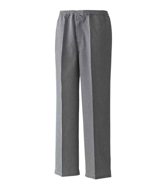 Premier Pull On Chef's Check Trousers - 24 Workwear - Trousers