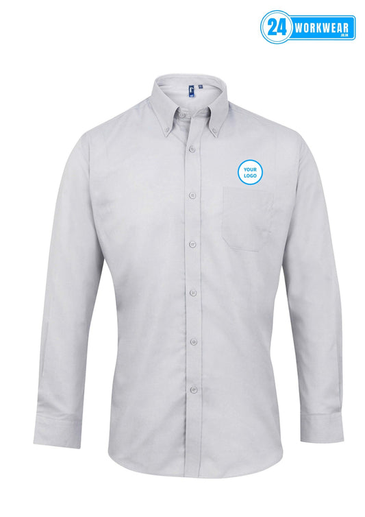 Premier Signature Long Sleeve Oxford Shirt - 24 Workwear - Shirt