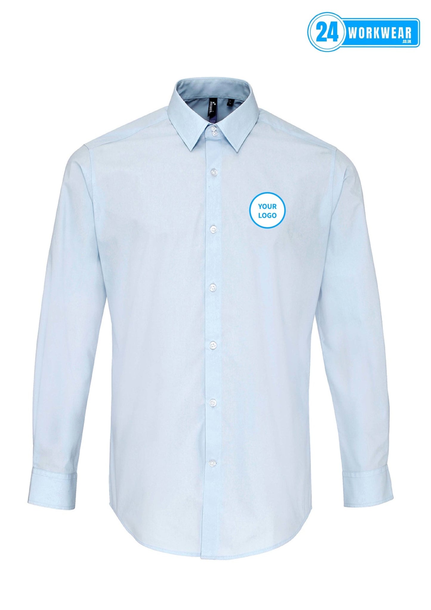 Premier Supreme Long Sleeve Poplin Shirt - 24 Workwear - Shirt