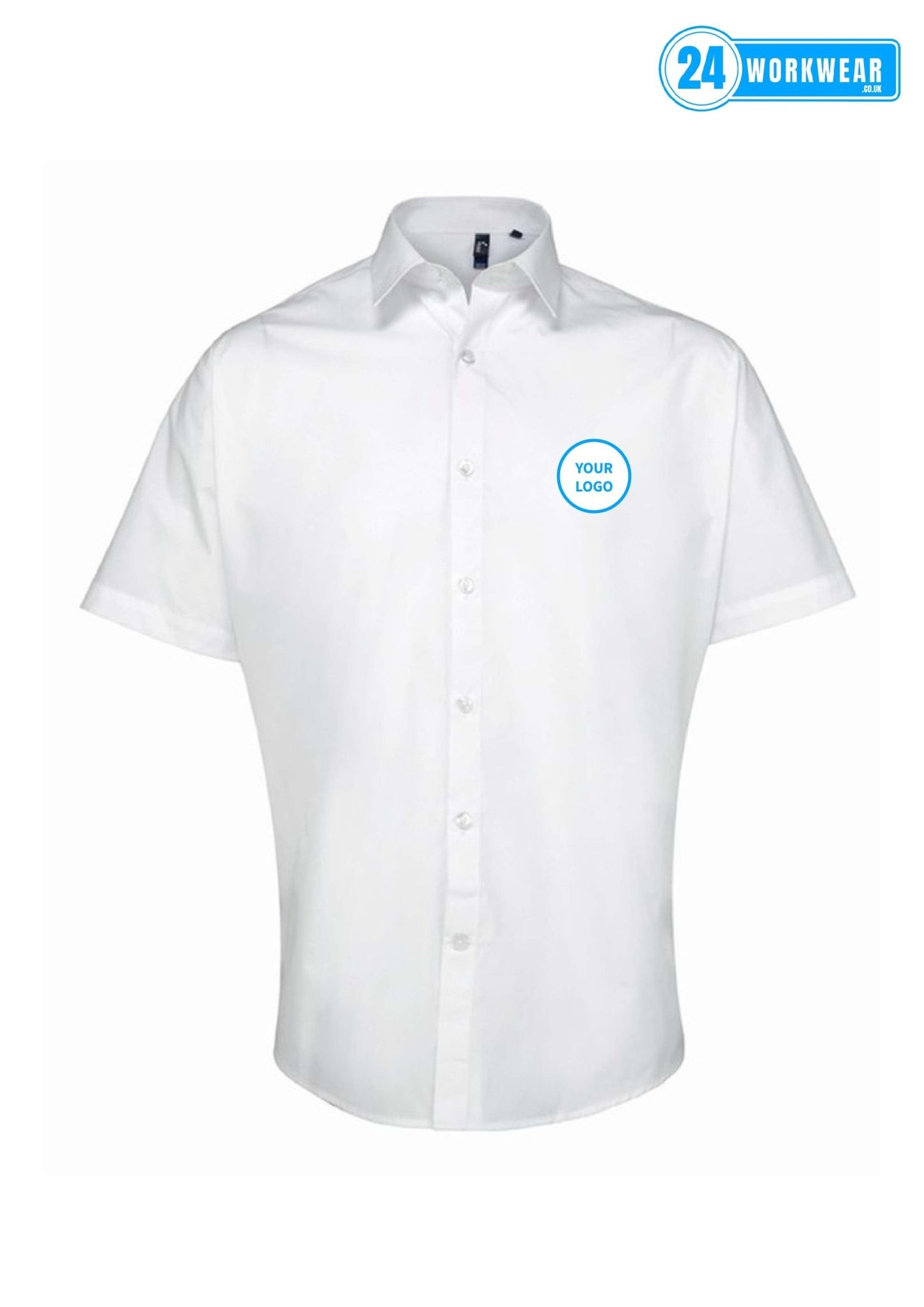 Premier Supreme Short Sleeve Poplin Shirt - 24 Workwear - Shirt