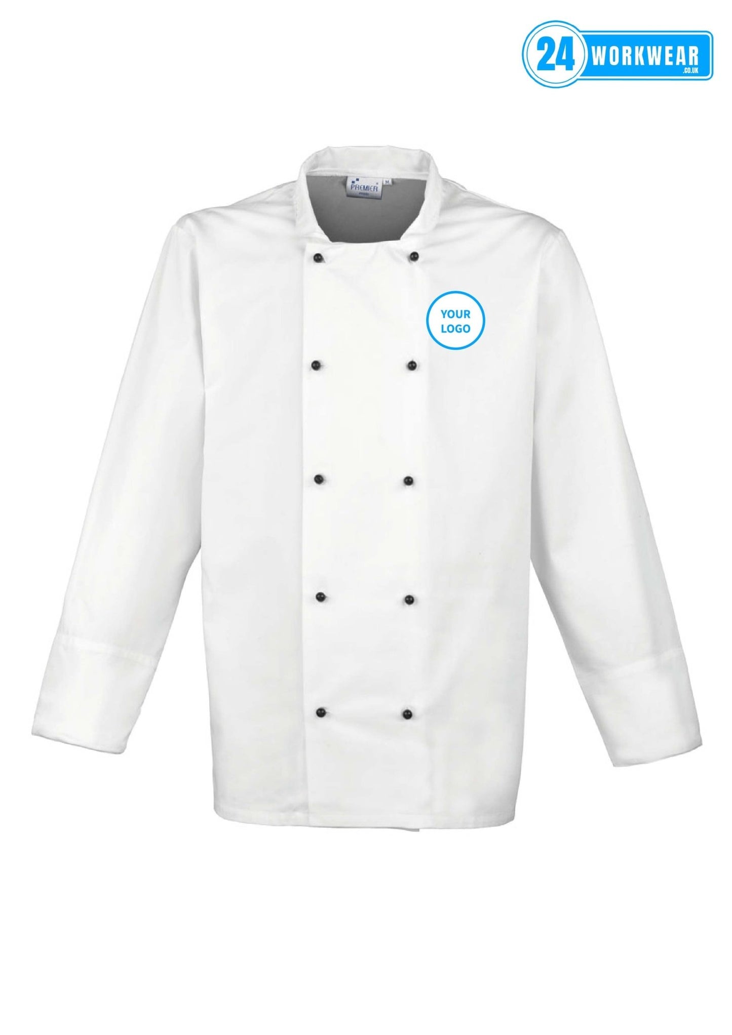 Premier Unisex Cuisine Chef's Jacket - 24 Workwear - Tunic