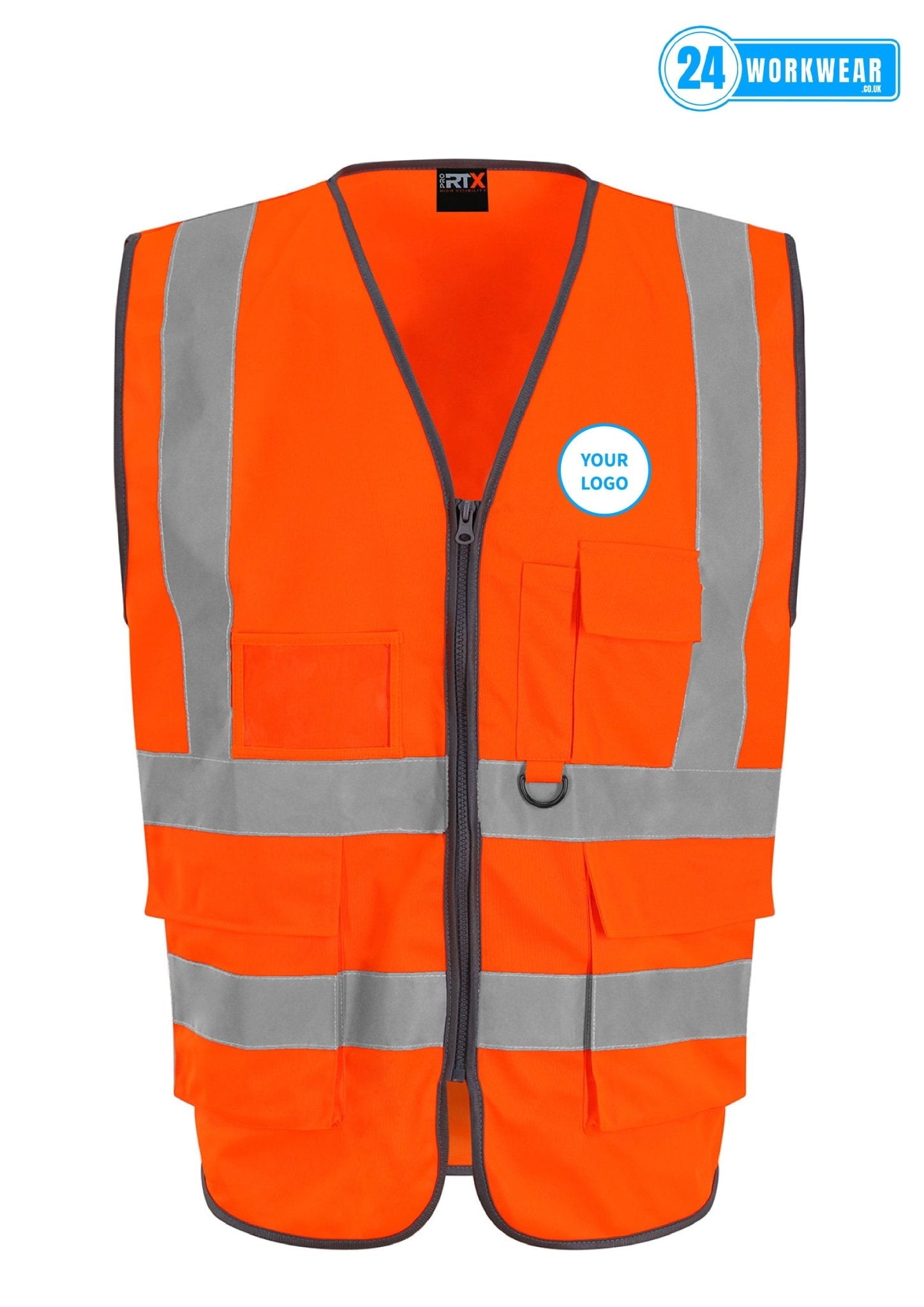 Pro RTX High Visibility Executive Waistcoat - 24 Workwear - High Visibility