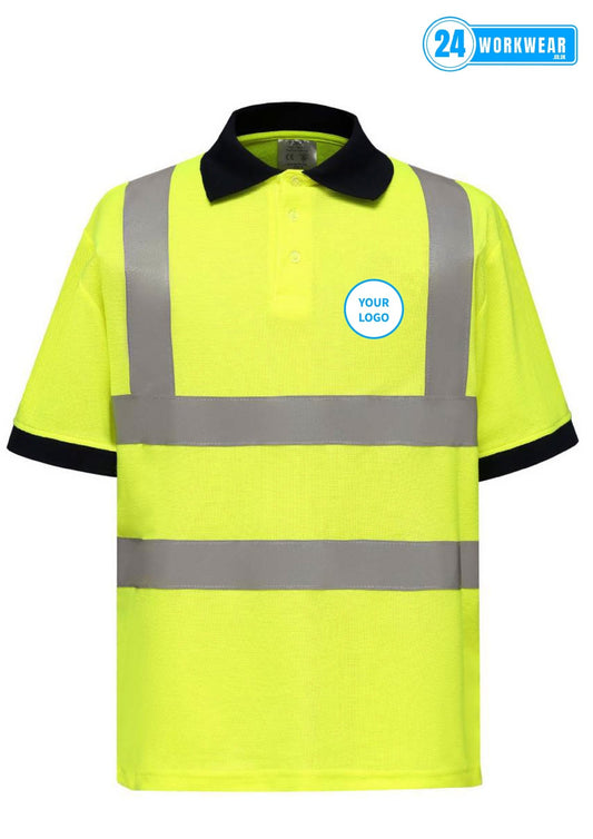 Yoko Hi-Vis Polo Shirt - 24 Workwear - Polo