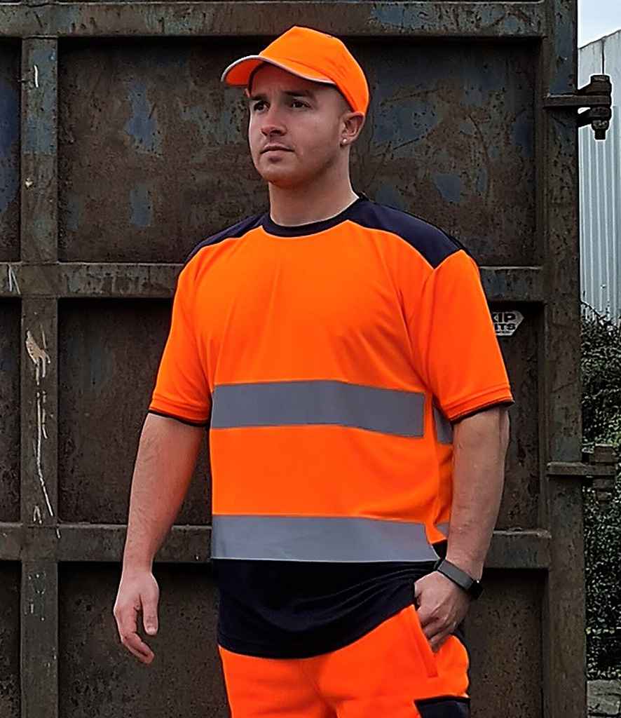 Yoko Hi-Vis Two Tone T-Shirt - 24 Workwear - T-Shirt