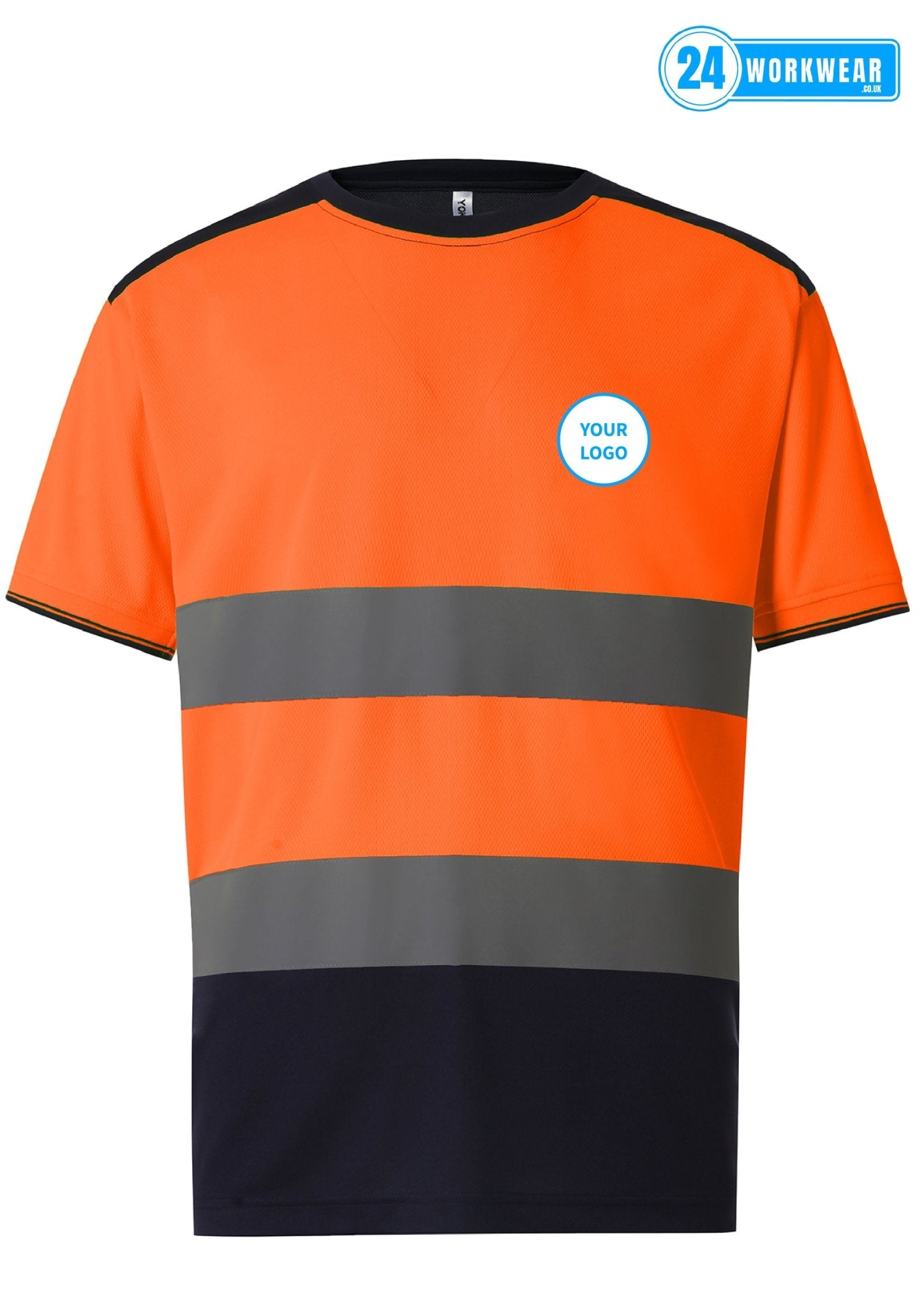 Yoko Hi-Vis Two Tone T-Shirt - 24 Workwear - T-Shirt