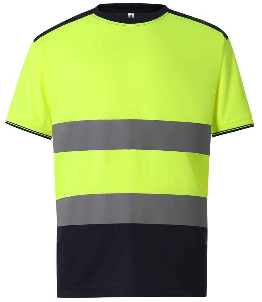 Yoko Hi-Vis Two Tone T-Shirt - 24 Workwear - T-Shirt